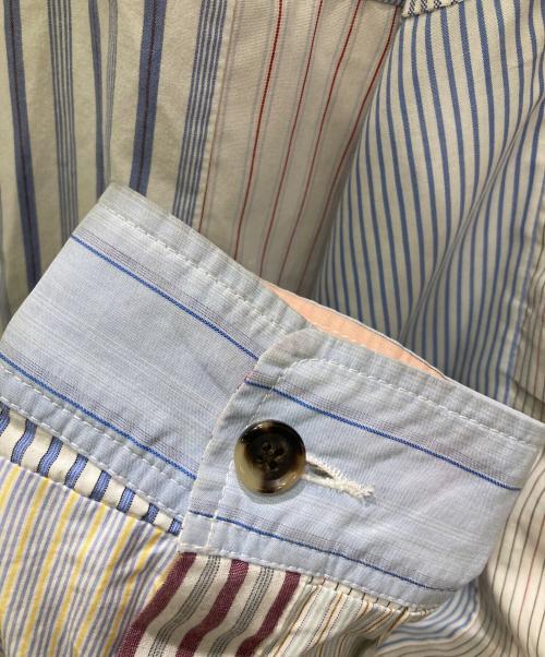 sillage（シアージ）sillage (シアージ) No25再構築ストライプシャツジャケット ホワイト サイズ:不明(実寸サイズをご確認ください)の古着・服飾アイテム