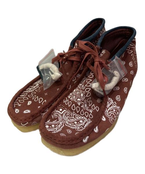 CLARKS（クラークス）CLARKS (クラークス) ペイズリーワラビーシューズ ブラウン サイズ:27.5cmの古着・服飾アイテム