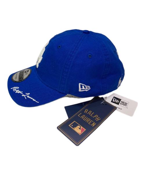 POLO RALPH LAUREN（ポロ・ラルフローレン）POLO RALPH LAUREN (ポロ・ラルフローレン) New Era (ニューエラ) MLB (エムエルビー) キャップ ブルーの古着・服飾アイテム