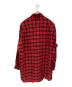 UNDERCOVERISM (アンダーカバーイズム) LIBERTEチェックロングシャツ レッド×ネイビー サイズ:S：11000円