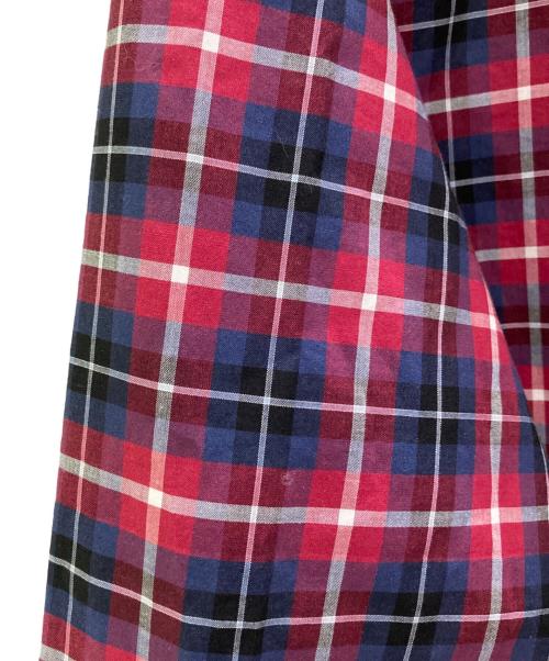 DIOR HOMME（ディオール オム）DIOR HOMME (ディオール オム) チェックシャツ ネイビー×レッド サイズ:37の古着・服飾アイテム