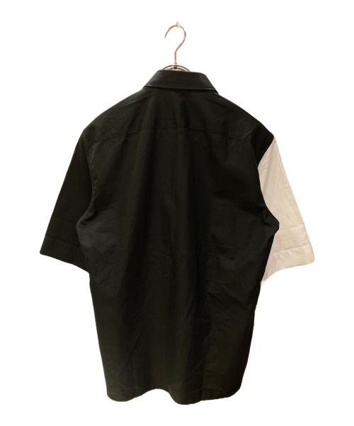 NEIL BARRETT（ニールバレット）NEIL BARRETT (ニールバレット) サンダープリント半袖シャツ ブラック×ホワイト サイズ:Sの古着・服飾アイテム