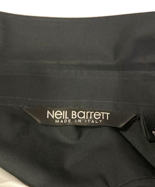 NEIL BARRETT（ニールバレット）NEIL BARRETT (ニールバレット) サンダープリント半袖シャツ ブラック×ホワイト サイズ:Sの古着・服飾アイテム