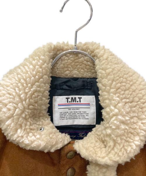 TMT（ティーエムティー）TMT (ティーエムティー) MOONツイードダウンベスト ブラウン サイズ:Sの古着・服飾アイテム
