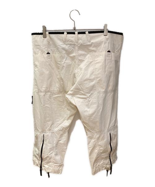 STONE ISLAND（ストーンアイランド）STONE ISLAND (ストーンアイランド) クロップドカーゴパンツ ホワイト サイズ:38の古着・服飾アイテム