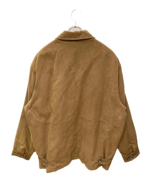 ST JOHN'S BAY（セントジョンズベイ）ST JOHN'S BAY (セントジョンズベイ) スエードジップアップジャケット ブラウン サイズ:Lの古着・服飾アイテム