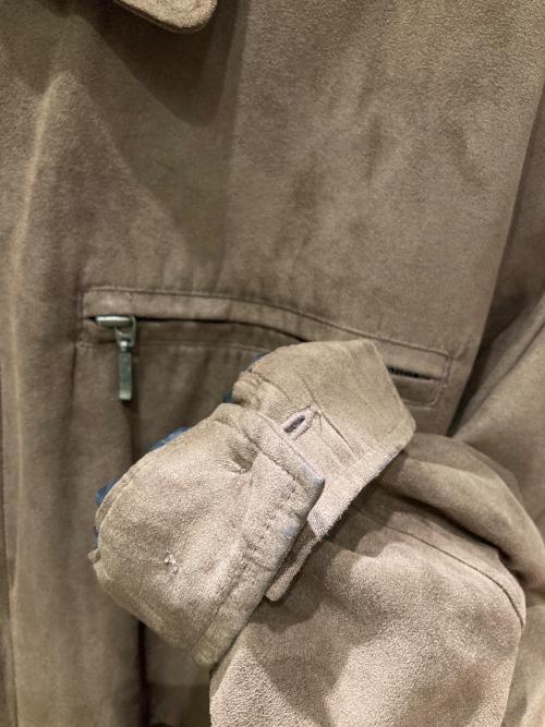 ST JOHN'S BAY（セントジョンズベイ）ST JOHN'S BAY (セントジョンズベイ) スエードジップアップジャケット ブラウン サイズ:Lの古着・服飾アイテム