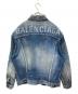 BALENCIAGA (バレンシアガ) バックロゴデニムジャケット インディゴ サイズ:34：52000円