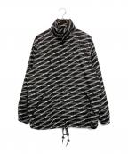 BALENCIAGAバレンシアガ）の古着「ロゴ総柄ナイロンジャケット」｜ブラック