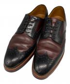 LANVIN COLLECTIONランバンコレクション）の古着「ウィングチップシューズ」｜ボルドー
