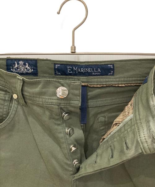 E.MARINELLA（マリネッラ）E.MARINELLA (マリネッラ) チノパン オリーブ サイズ:W31の古着・服飾アイテム
