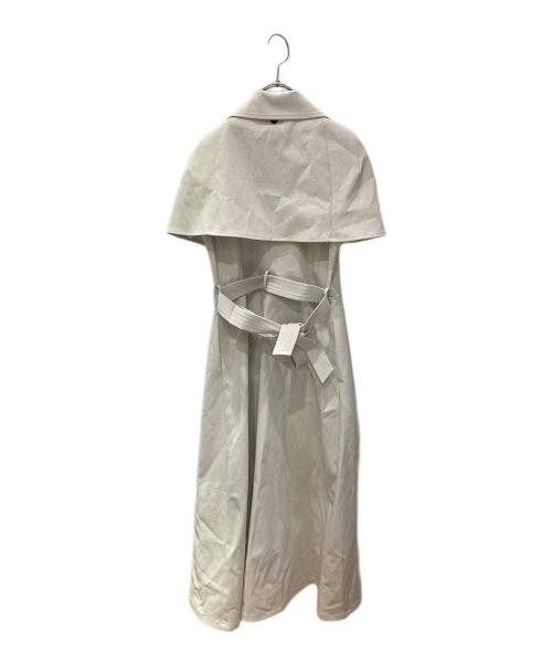 Snidel（スナイデル）Snidel (スナイデル) トレンチケープ2wayワンピース グレー サイズ:1の古着・服飾アイテム