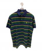 POLO RALPH LAURENポロ・ラルフローレン）の古着「ポロシャツ」｜ネイビー×グリーン