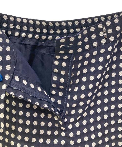 TOMORROW LAND collection（トゥモローランドコレクション）TOMORROW LAND collection (トゥモローランドコレクション) ドレーピードット ストレートパンツ ネイビー サイズ:34の古着・服飾アイテム