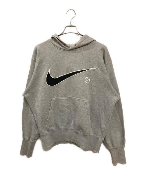 NIKE（ナイキ）NIKE (ナイキ) ヴィンテージ刺繍ロゴパーカー グレー サイズ:Lの古着・服飾アイテム