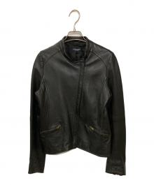 Le Verseaubleu（ルベェルソーブルー）の古着「ラムレザージャケット」｜ブラック