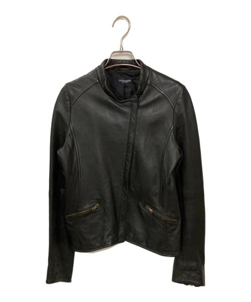Le Verseaubleu（ルベェルソーブルー）Le Verseaubleu (ルベェルソーブルー) ラムレザージャケット ブラック サイズ:42の古着・服飾アイテム