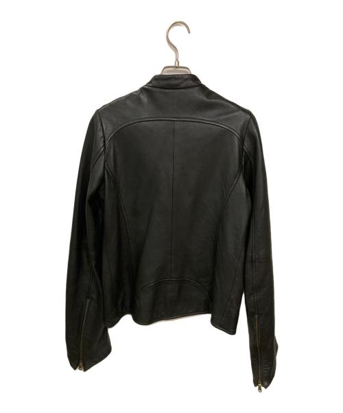Le Verseaubleu（ルベェルソーブルー）Le Verseaubleu (ルベェルソーブルー) ラムレザージャケット ブラック サイズ:42の古着・服飾アイテム