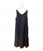 ebureエブール）の古着「リネンサロペット」｜ネイビー
