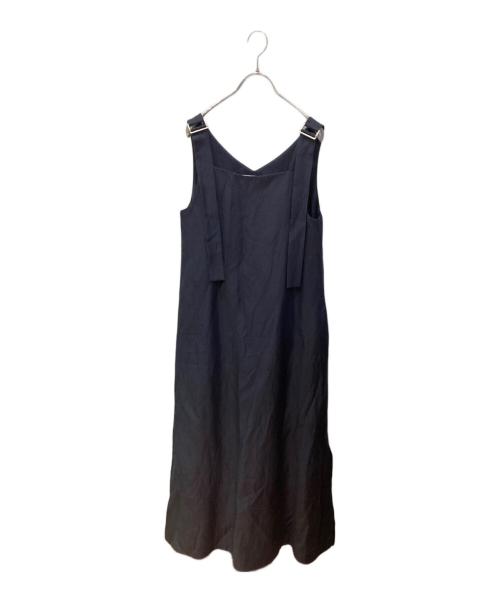 ebure（エブール）ebure (エブール) リネンサロペット ネイビー サイズ:36の古着・服飾アイテム