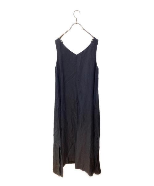 ebure（エブール）ebure (エブール) リネンサロペット ネイビー サイズ:36の古着・服飾アイテム