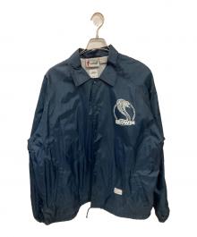 BEDWIN &THE HEARTBREAKERS×Cardinal Activewear（ベドウィンアンドザ ハートブレイカーズ）の古着「コブラプリントコーチジャケット」｜ネイビー