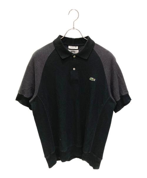 LACOSTE（ラコステ）LACOSTE (ラコステ) eYe COMME des GARCONS JUNYAWATANABE MAN (アイ コム デ ギャルソン ジュンヤ ワタナベ マン) ポロシャツ ブラック サイズ:Mの古着・服飾アイテム