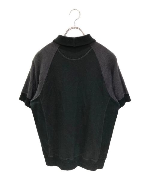 LACOSTE（ラコステ）LACOSTE (ラコステ) eYe COMME des GARCONS JUNYAWATANABE MAN (アイ コム デ ギャルソン ジュンヤ ワタナベ マン) ポロシャツ ブラック サイズ:Mの古着・服飾アイテム