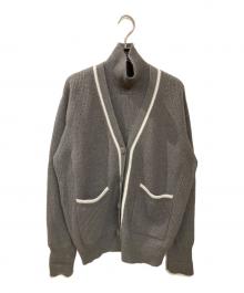 maison de dolce（メゾンドドルチェ）の古着「ドッキングカーディガン」｜グレー