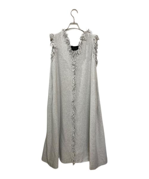 maison de dolce（メゾンドドルチェ）maison de dolce (メゾンドドルチェ) ツイードノースリーブワンピース ホワイト サイズ:FREEの古着・服飾アイテム