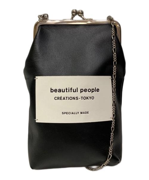 beautiful people（ビューティフルピープル）beautiful people (ビューティフルピープル) ショルダーポーチ ブラックの古着・服飾アイテム