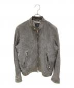 EMMETIエンメティ）の古着「JURIゴートスウェードライダース」｜グレー