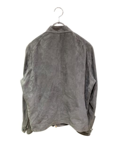 EMMETI（エンメティ）EMMETI (エンメティ) JURIゴートスウェードライダース グレー サイズ:50の古着・服飾アイテム