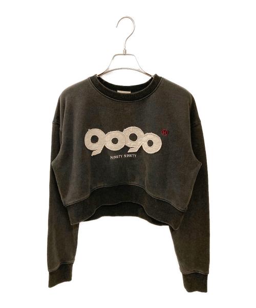 9090（9090）9090 (9090) 9090 OG Logo Patched Crewneck Sweat ブラック サイズ:Sの古着・服飾アイテム