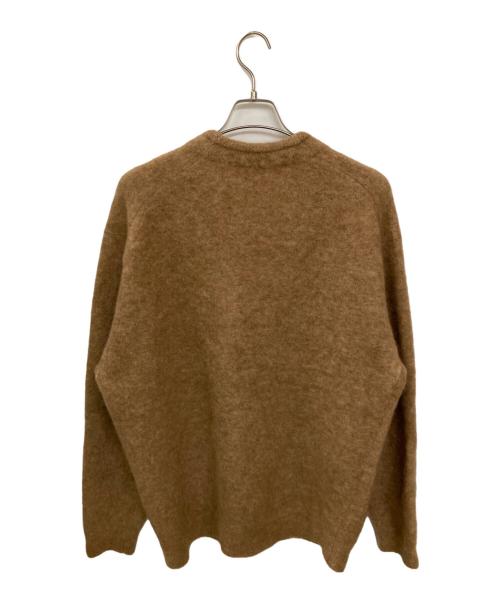 BEAUTY&YOUTH（ビューティーアンドユース）BEAUTY&YOUTH (ビューティーアンドユース) シャギー モヘヤ Vネック カーディガン ブラウン サイズ:Lの古着・服飾アイテム