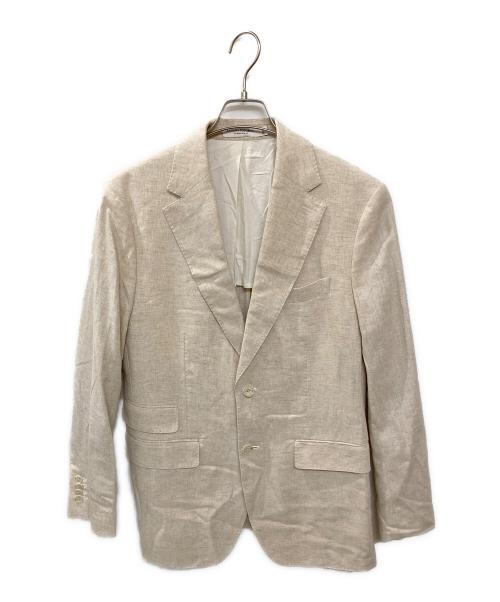 BANANA REPUBLIC（バナナリパブリック）BANANA REPUBLIC (バナナリパブリック) リネンテーラードジャケット ベージュ サイズ:Mの古着・服飾アイテム