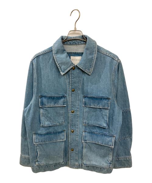 BANANA REPUBLIC（バナナリパブリック）BANANA REPUBLIC (バナナリパブリック) ポケットデザインデニムジャケット インディゴ サイズ:Lの古着・服飾アイテム