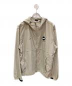F.C.R.B.エフシーレアルブリストル）の古着「SUPPLEX NYLON HOODED BLOUSON」｜ベージュ