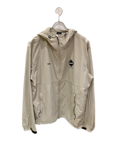 F.C.R.B.（エフシーレアルブリストル）F.C.R.B. (エフシーレアルブリストル) SUPPLEX NYLON HOODED BLOUSON ベージュ サイズ:Lの古着・服飾アイテム
