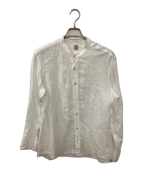 eleventy（イレブンティ）eleventy (イレブンティ) リネンシャツ ホワイト サイズ:Lの古着・服飾アイテム