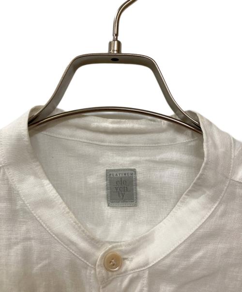 eleventy（イレブンティ）eleventy (イレブンティ) リネンシャツ ホワイト サイズ:Lの古着・服飾アイテム