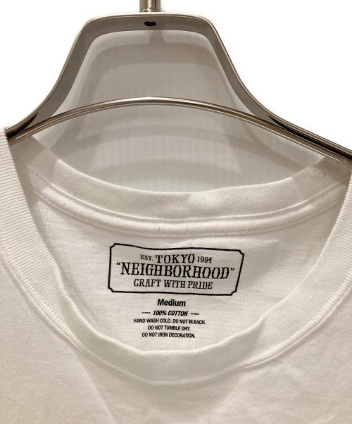 NEIGHBORHOOD（ネイバーフッド）NEIGHBORHOOD (ネイバーフッド) NBHD両面ロゴプリントTシャツ ホワイト サイズ:Mの古着・服飾アイテム