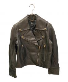 BANANA REPUBLIC（バナナリパブリック）の古着「ダブルライダースジャケット」｜ブラック