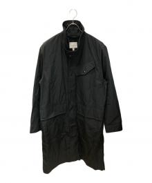 BANANA REPUBLIC（バナナリパブリック）の古着「ハイネックロングコート」｜ブラック