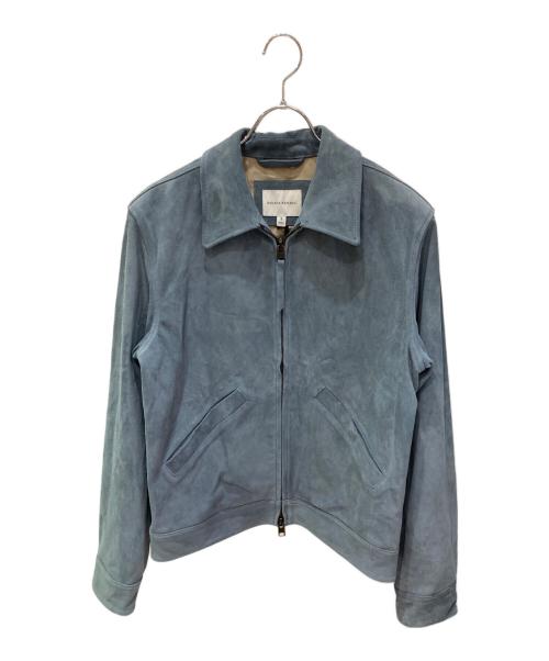 BANANA REPUBLIC（バナナリパブリック）BANANA REPUBLIC (バナナリパブリック) スウェードトラッカジャケット ブルー サイズ:Sの古着・服飾アイテム