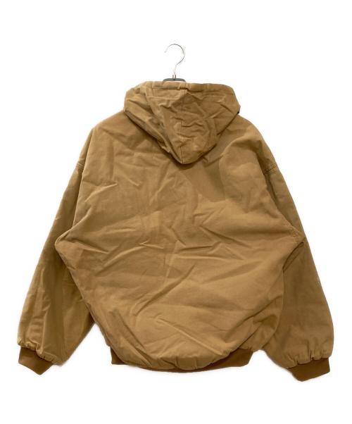 Holloway（ホロウェイ）Holloway (ホロウェイ) 古着フーデッドダックジャケット ブラウン サイズ:XLの古着・服飾アイテム