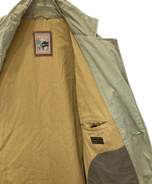 KAPITAL（キャピタル）KAPITAL (キャピタル) ピアノファーム 刺繍デザインコート グリーン サイズ:Lの古着・服飾アイテム