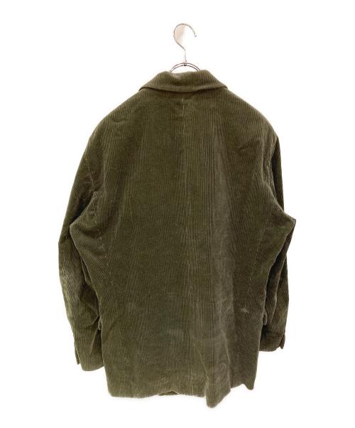 ISSEY MIYAKE（イッセイミヤケ）ISSEY MIYAKE (イッセイミヤケ) コーデュロイテーラードジャケット カーキ サイズ:Lの古着・服飾アイテム