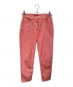 BALMAINバルマン）の古着「デニムパンツ」｜ピンク