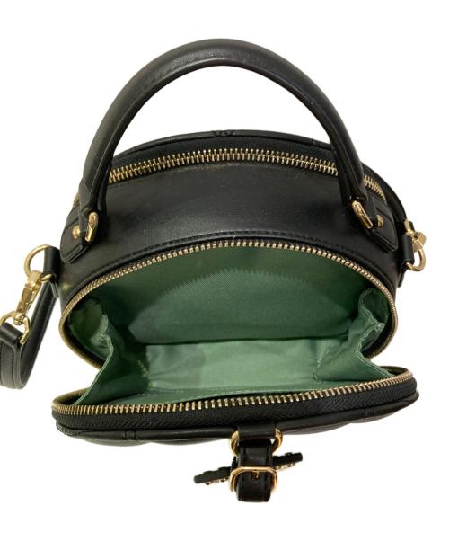 DIANA（ダイアナ）DIANA (ダイアナ) ラウンド型キルティングBAG ブラックの古着・服飾アイテム